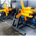 decoiler manual hydraulic for the roll forming machine